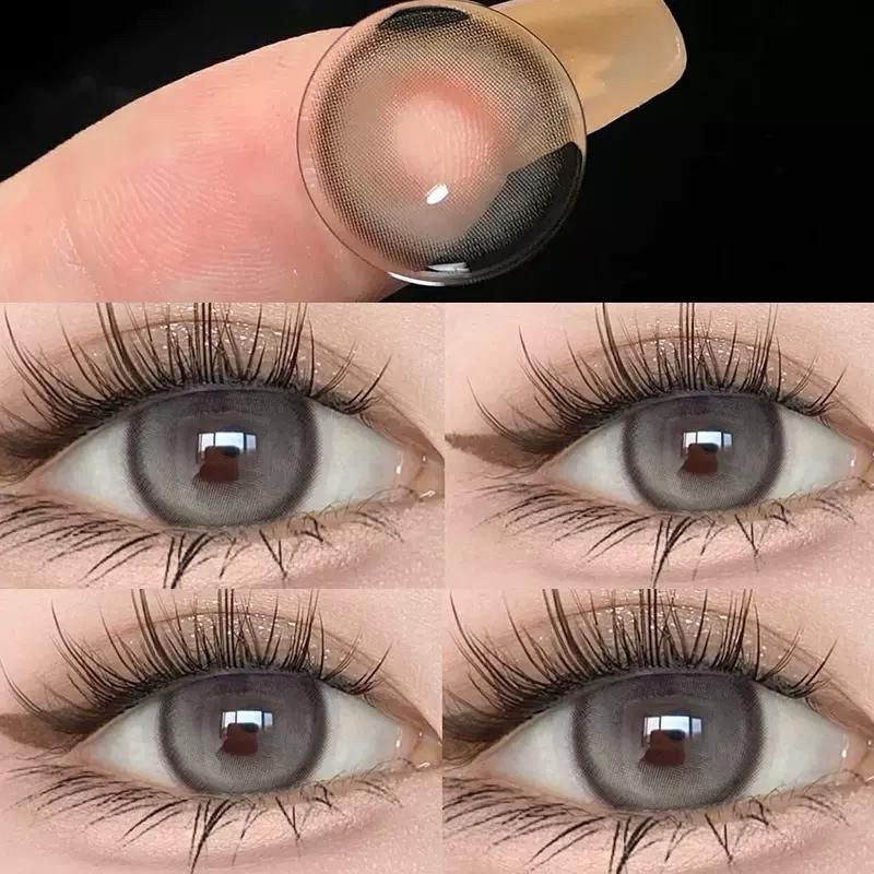 zkyfashion Mysticeys Softlens Mata Lensa Kontak Warna Alami Soflens Hitam Lensa Warna Korea Softlens