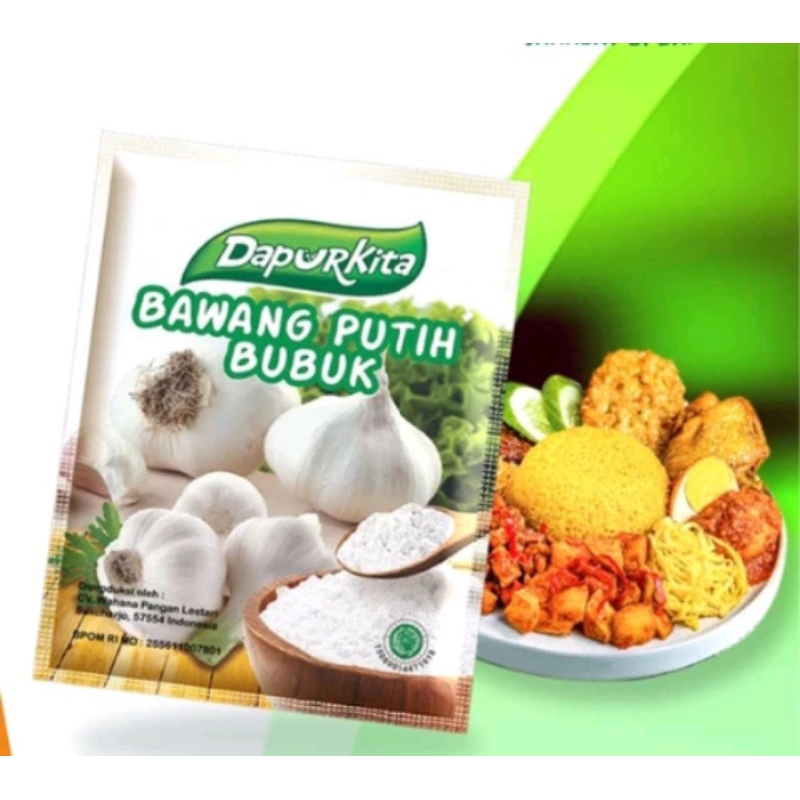 

Bawang Putih Bubuk 1 Pack isi 72 Sachet Dapur Kita