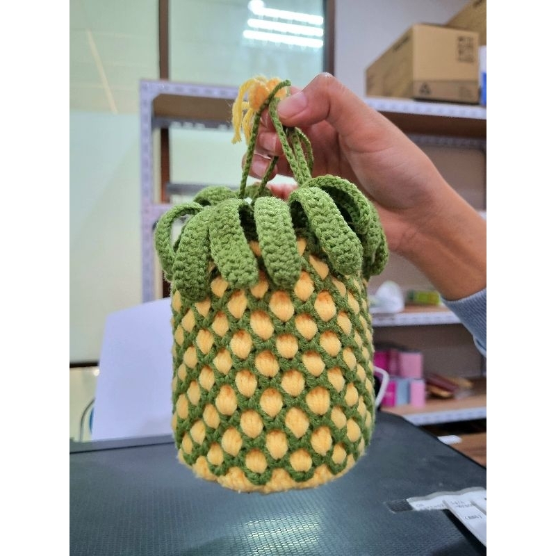 pineapple bag - tas rajut nanas