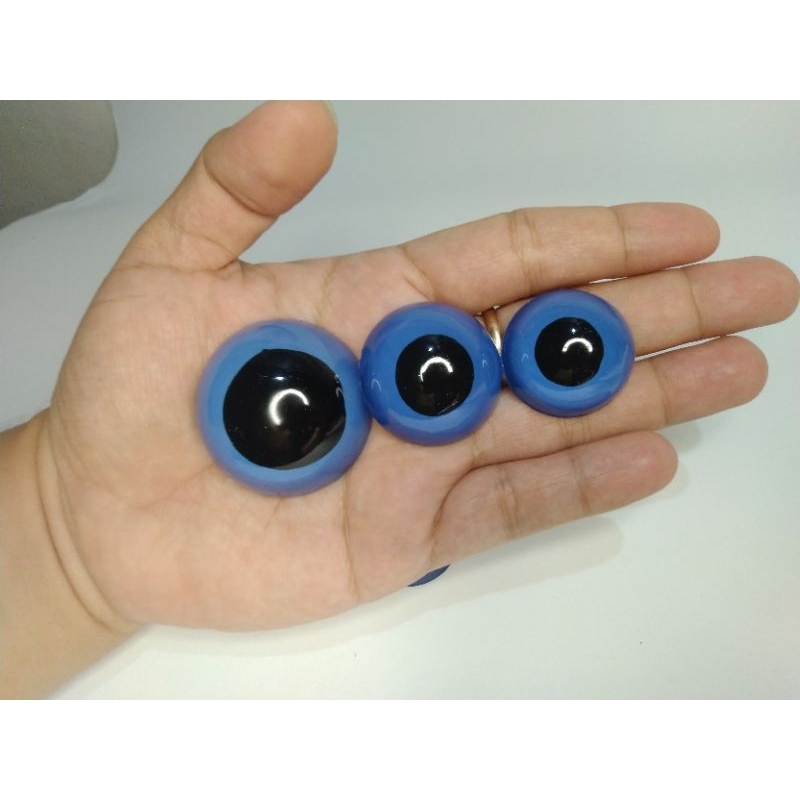 Mata resin Bantengan warna / Mata resin warna Biru