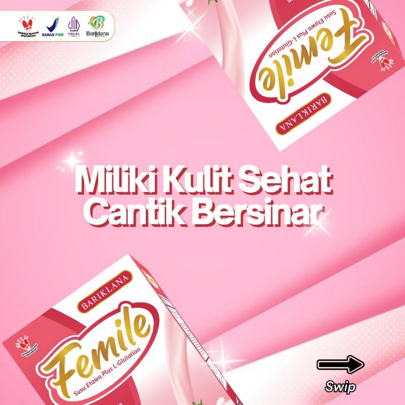 

FEMILE | SUSU ETAWA PLUS L-Glutation | kulit sehat | cantik