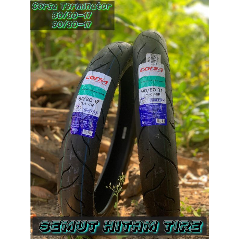 Corsa Terminator, 90/80-17, 80/80-17, Ban donat, Ban motor,