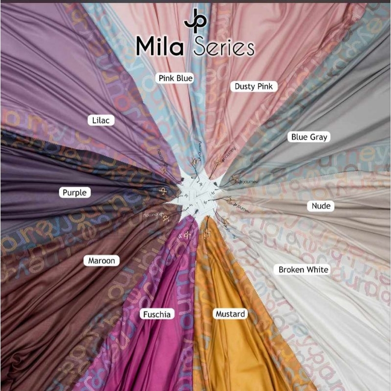 MILA SERIES JOURNEY SCARVES / JOURNEY SCARVES MILA SERIES / NEW MOTIF MILA SERIES