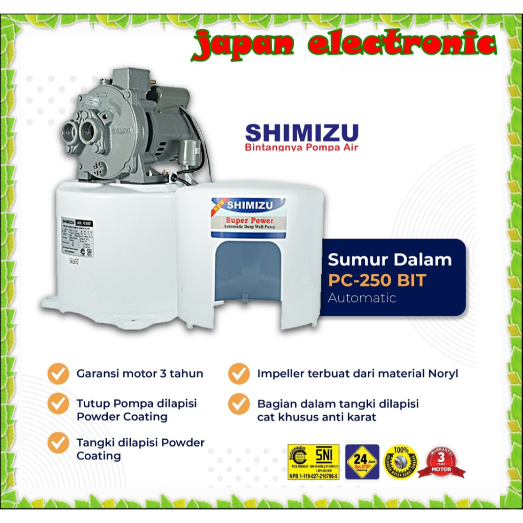 Pompa jet pump Shimizu PC-250 BIT