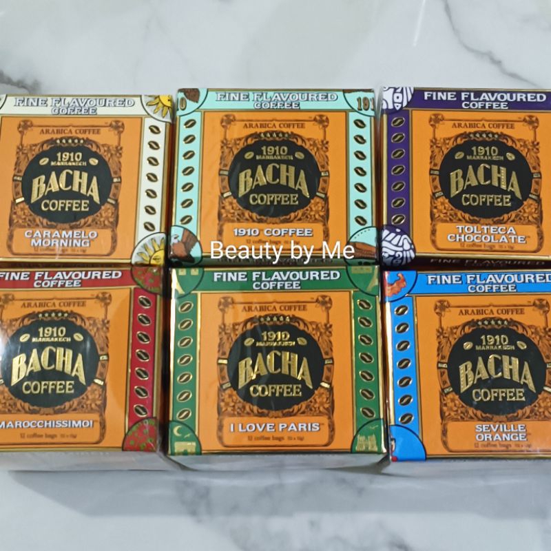 Bacha coffee Sevile Orange / Bacha coffee Tolteca Chocolate / Bacha coffee I Love Paris / Bacha Coff