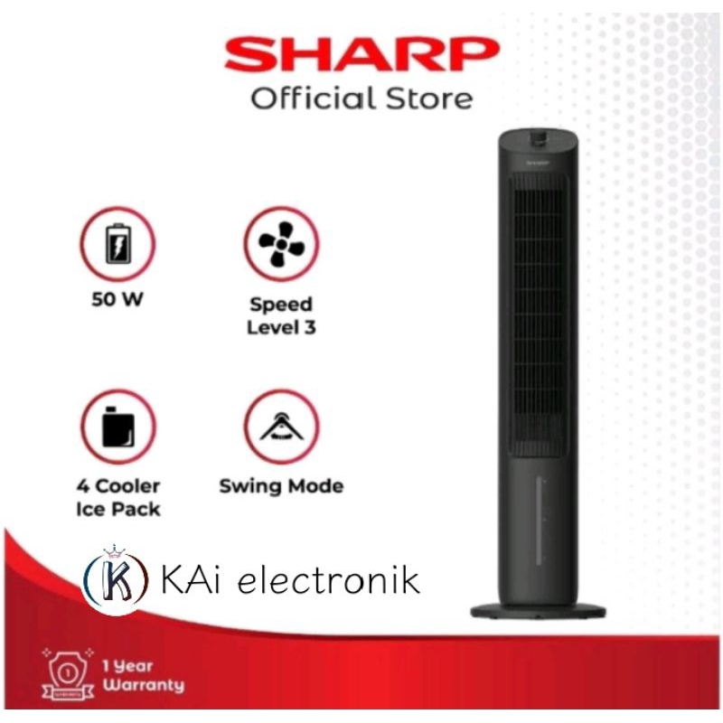 AIR COOLER SHARP PJR34TY-B 180° PUTARAN