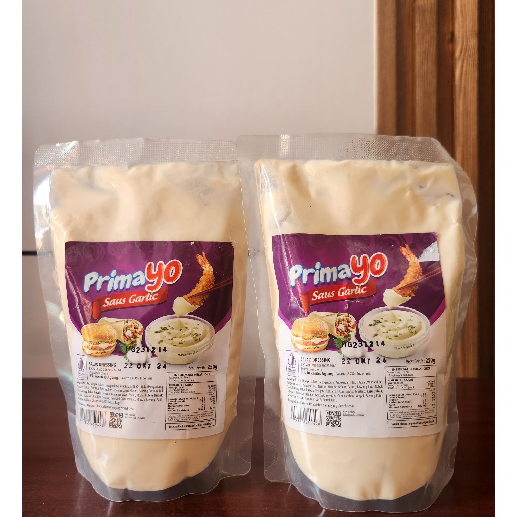 

Saos garlic primayo 250gr