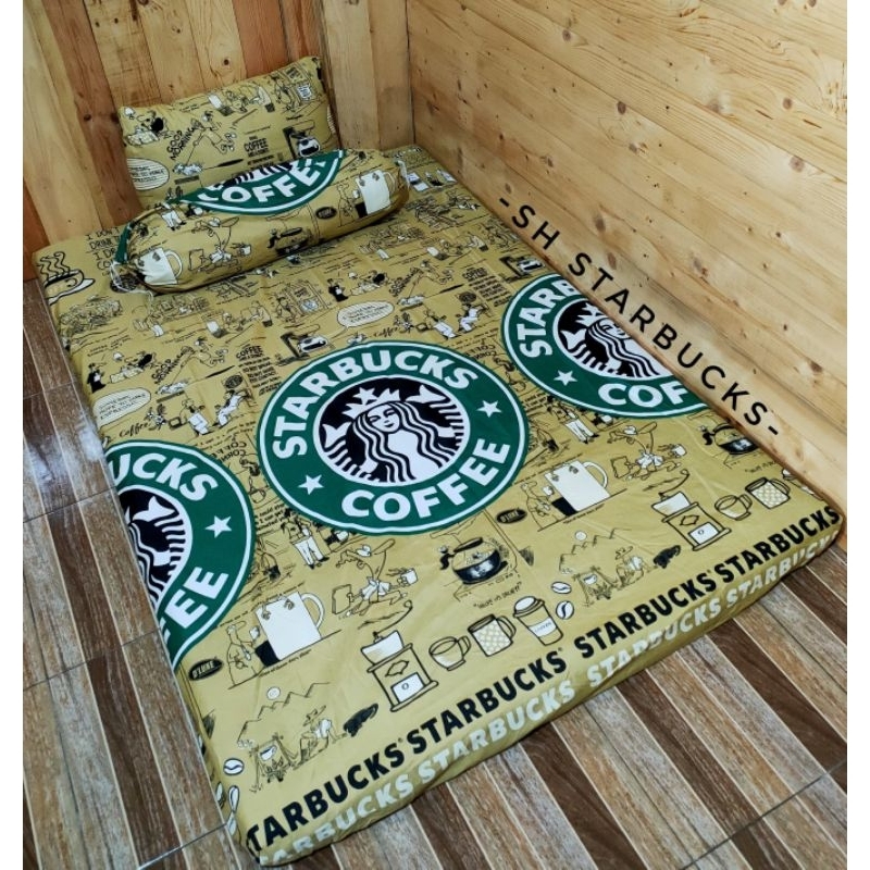 Sprei Homemade motif starbucks