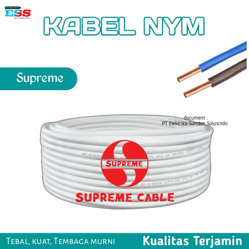 Kabel Listrik NYM 4x1,5 mm2 / NYM 4x1,5 / NYM 4x1.5 mm2 / NYM 4x1.5 / NYM 4 x 1,5 Brand Supreme