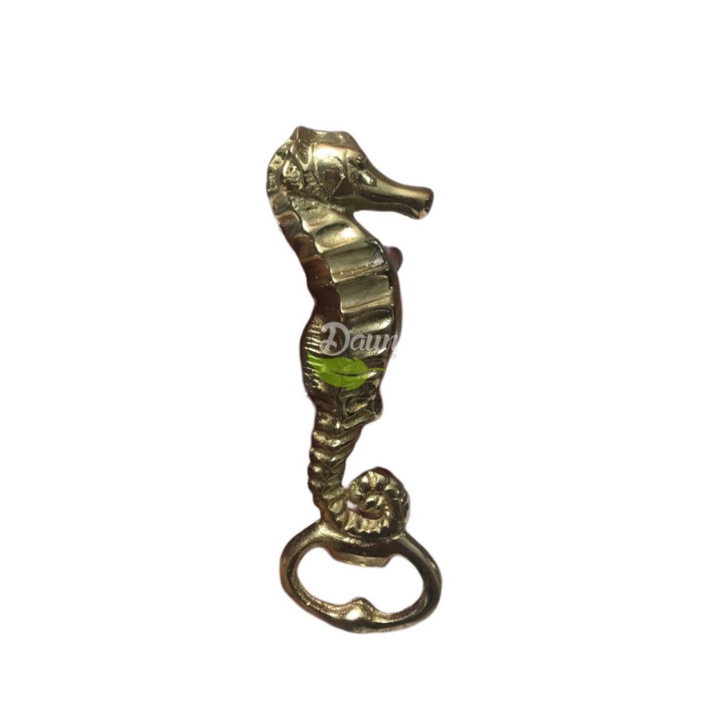 Pembuka botol kuda laut kuningan | Bottle Opener