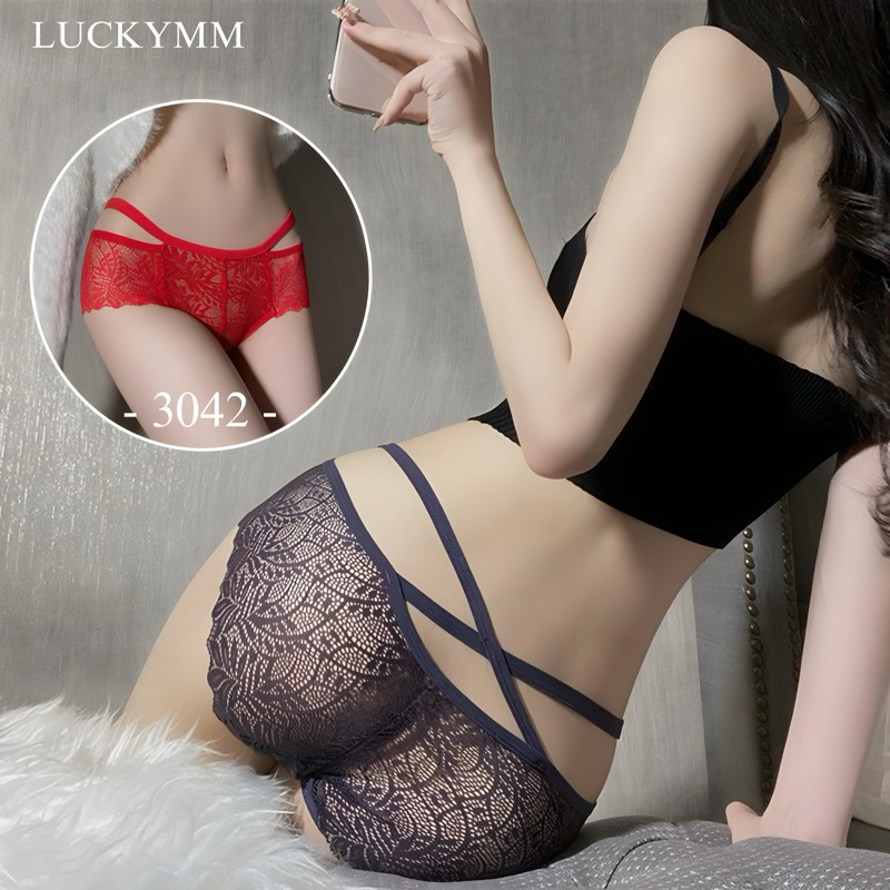Luckymm - Sexy Celana Dalam Wanita / Lingerie Sexy Gstring Wanita / Sexy CD Wanita 3042
