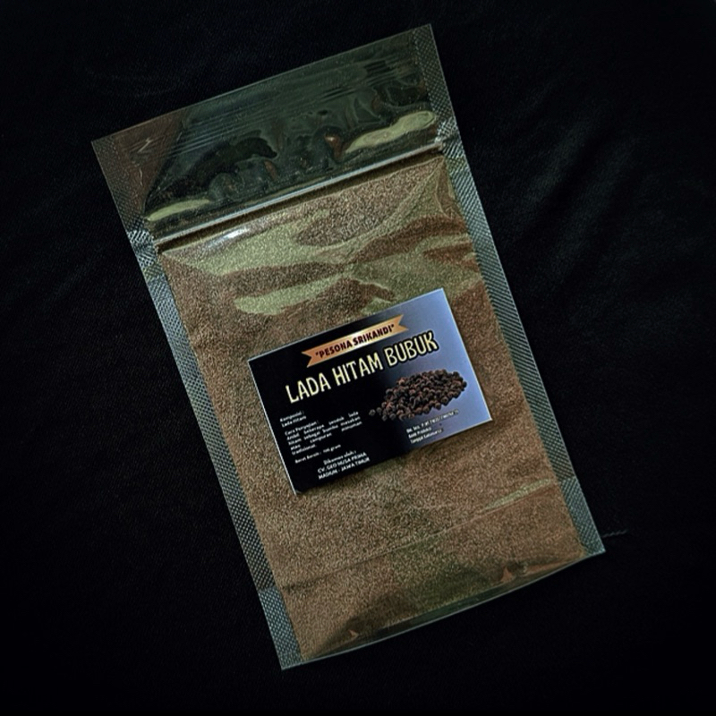 

Bubuk Lada Hitam 100 gram Murni.