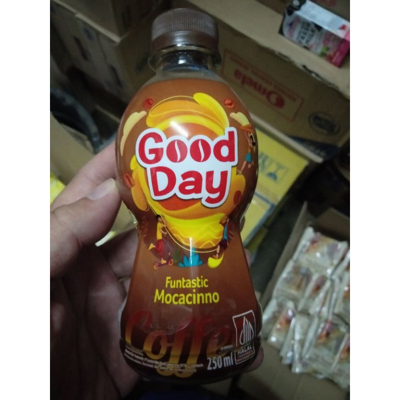 

kopi botol good day Funtastic moccacino