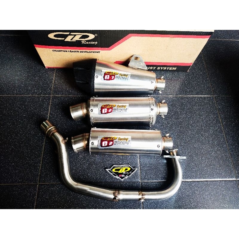 KNALPOT CLD RACING TYPE C2 & C7 BEAT KARBU/BEAT FI/SCOOPY/VARIO 110