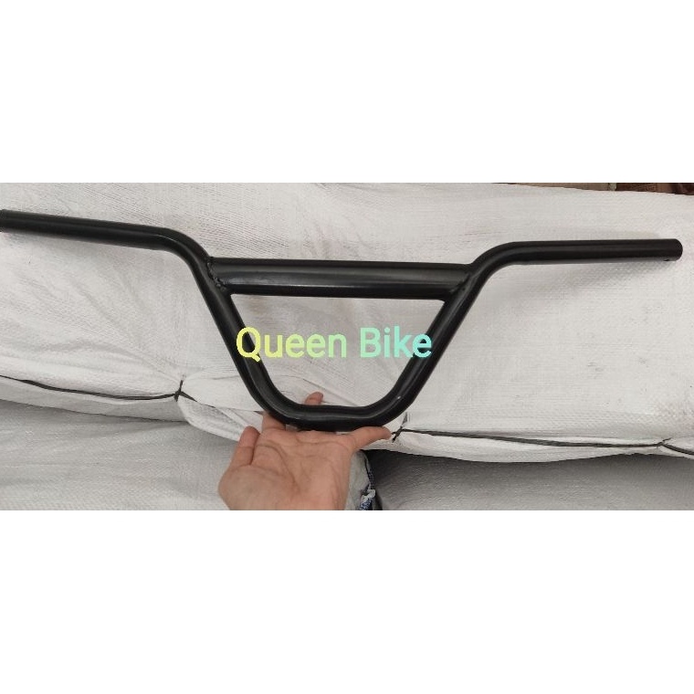 Handle Bar Stang Setir Sepeda 2 Bmx LONTONG  KOTAK  JUMBO Hitam PACIFIC t A1V5