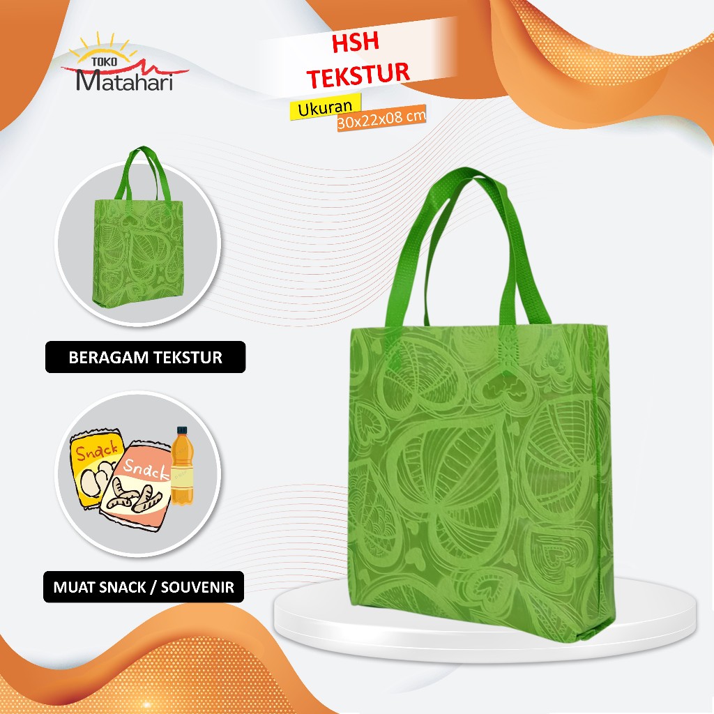 

[GROSIR] Tas Souvenir Tas Wisuda Tas Spunbond Tekstur Tas Seminar Tas Dokumen Uk 30x22x08 Tekstur