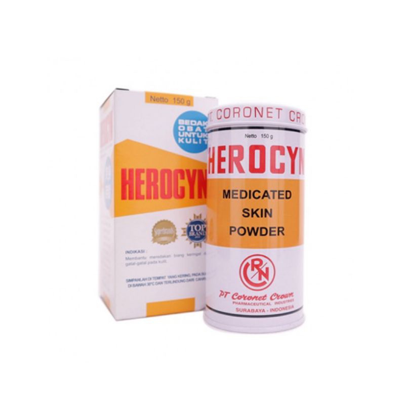 Herocyn / Herocyn 150 g / Bedak Biang Keringat / Bedak Gatal-gatal