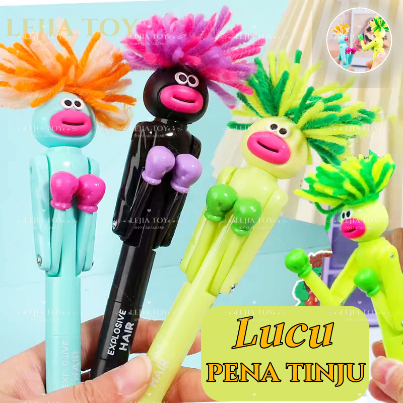 

【COD】Pena tinju lucu/pena lucu /pena menarik/pulpen hitam/pena tinju hijau/pena biru kecil/bolpoin sekolah dasar/pena minyak lucu