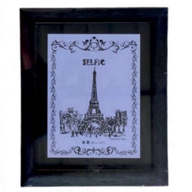 Frame selfie 10R Bingkai Foto Ukuran 10R Silver Emas Hitam