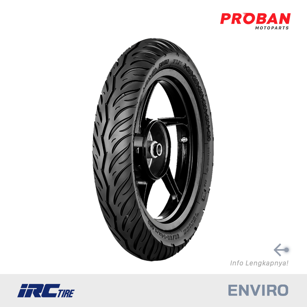 IRC TL ENVIRO 80/90 Ring 14 Ban Motor Tubeless