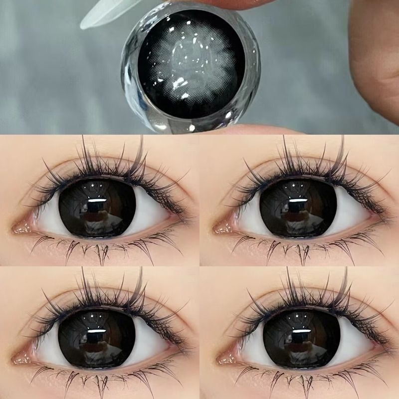 Mysticeys Softlens Bigeyes Softlens Mata Lensa Kontak Warna Alami Soflens Hitam Lensa Warna Korea So