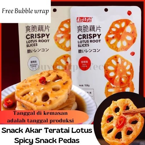 

Snack Akar Teratai Sehat Lotus Spicy Snack Pedas Cemilan Siap Saji HALAL Best seller