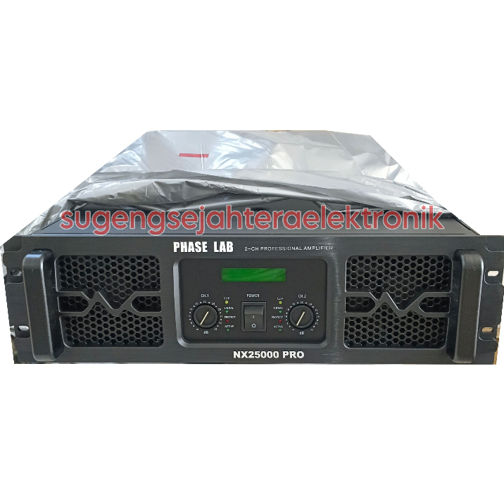 Power Amplifier Phaselab NX 25000 PRO 2 channel TD Class (Harga Sudah Termasuk Pallete Kayu)