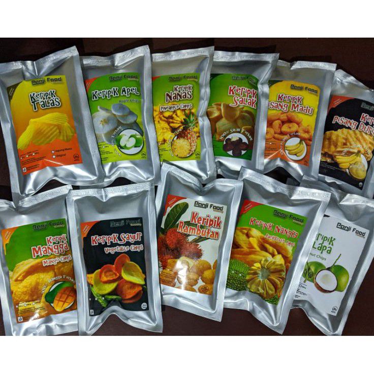

KODE PRODUK VROG6366 READY MEDAN KERIPIK BUAH SAYUR ANEKA BUAH SAYUR 65 GRAM 9 GRAM