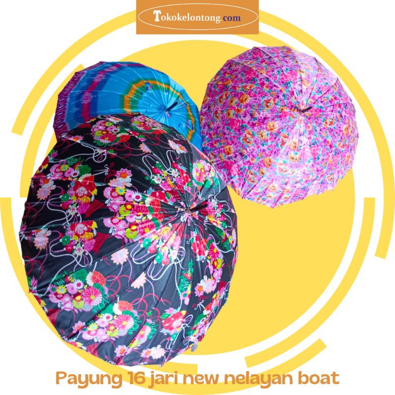 Payung pelindung hujan new nelayan boat/payung 16 jari