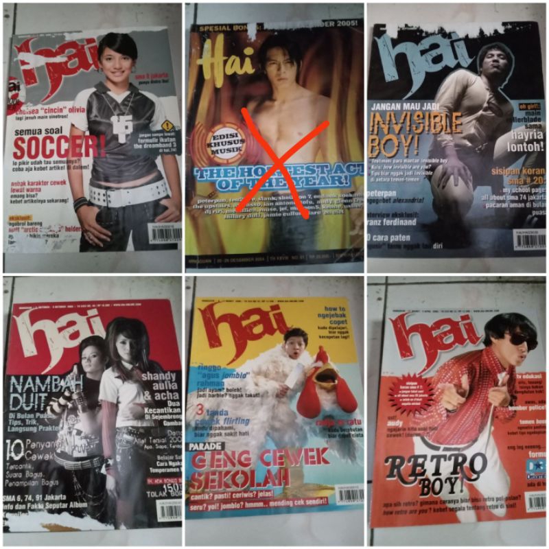 Aneka majalah HAI
