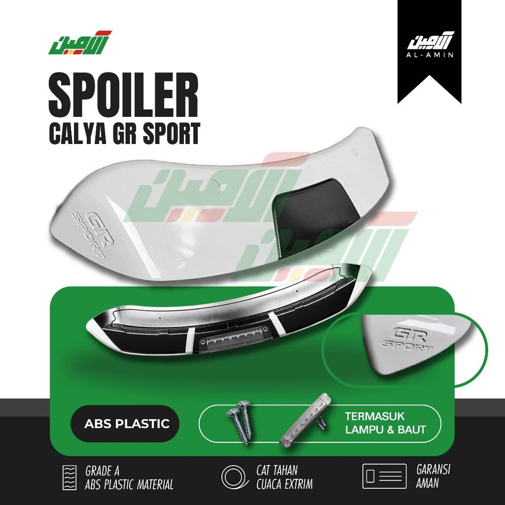 spoiler topi belakang calya dan sigra GR sport