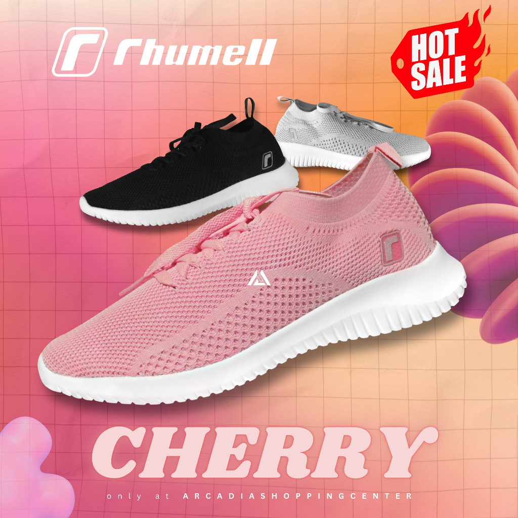 SEPATU CASUAL RHUMELL ORIGINAL - CHERRY