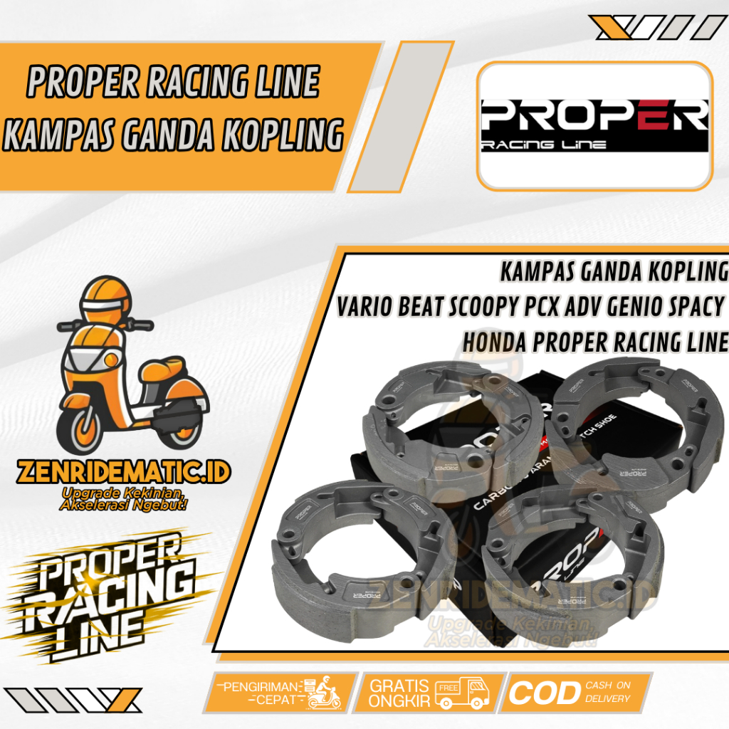 Kampas Ganda Kopling Vario PCX ADV Beat Scoopy Spacy 110 125 150 160 cc Techno Karbu Old Fi eSP New 