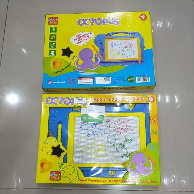 

Papan magnet warna octopus