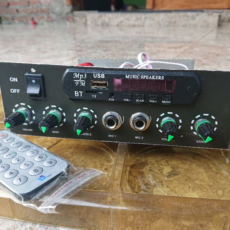 KODE Q26L modul kit speaker aktif bluetooth stereo plus echo