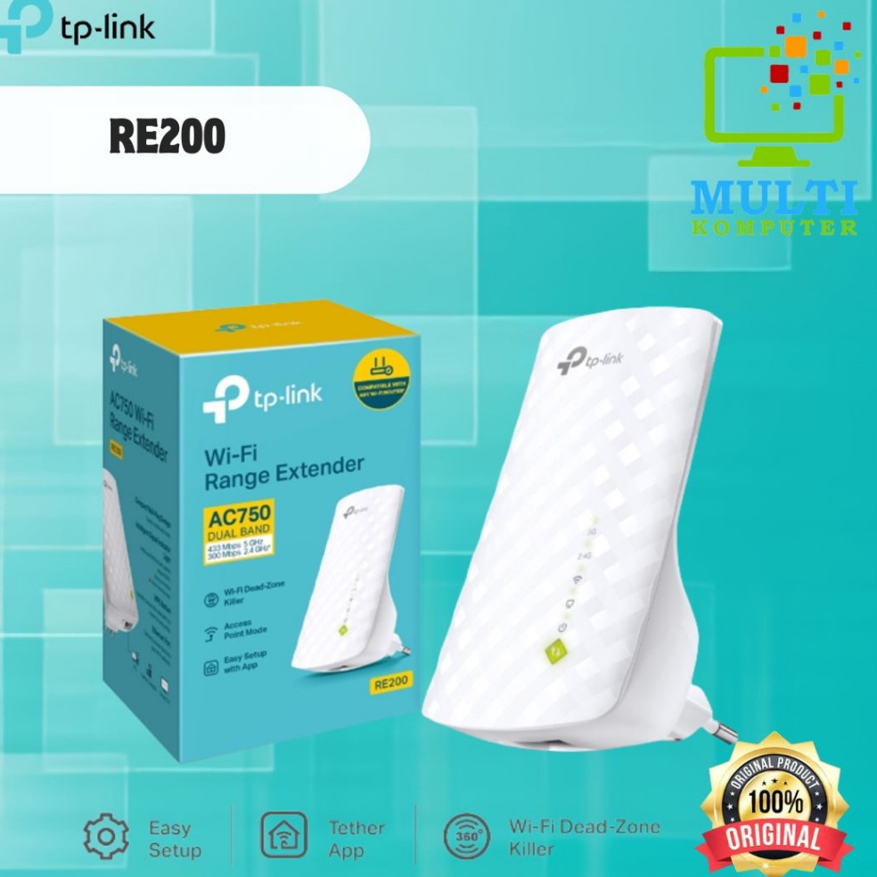 Terbaik WiFi Range Extender TP RE2  TP RE 2 AC75 Dual Band