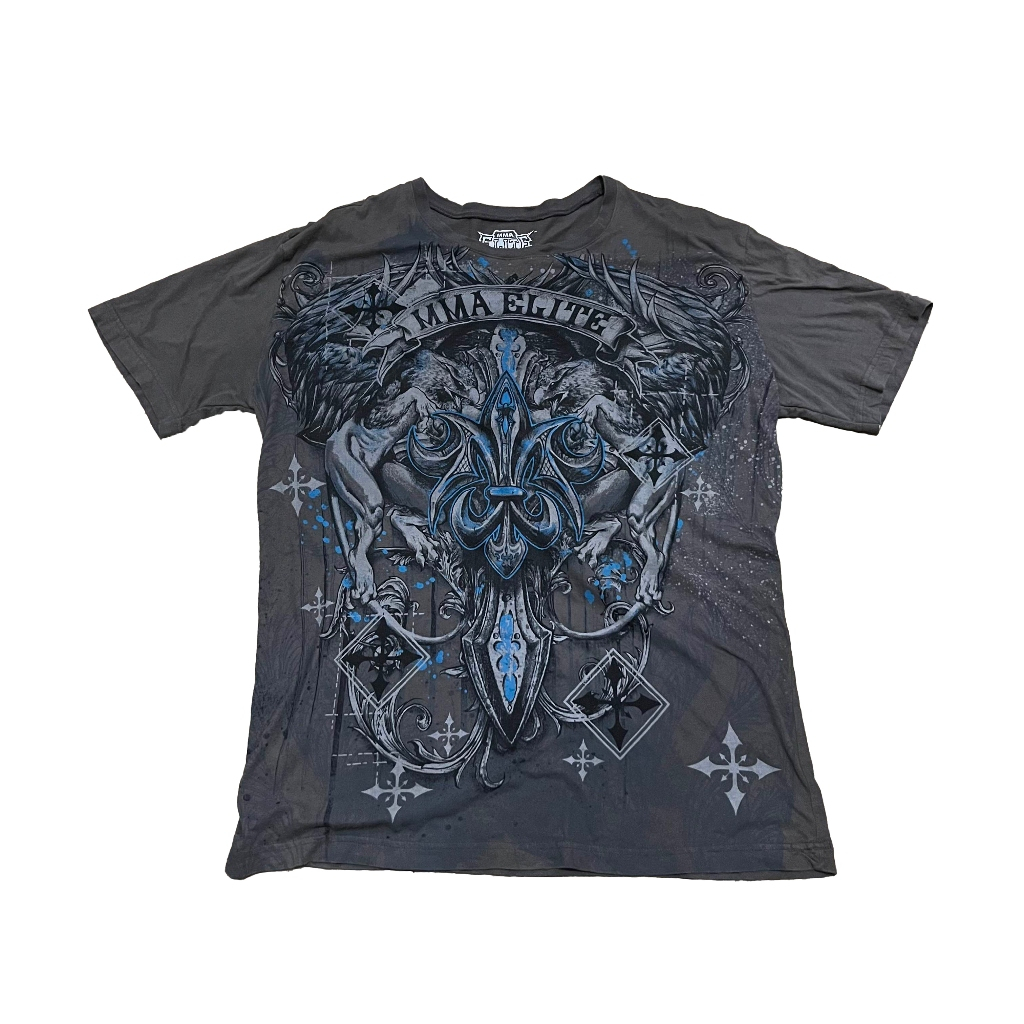 Y2K MMA ELITE DIAMOND GREY SHIRT
