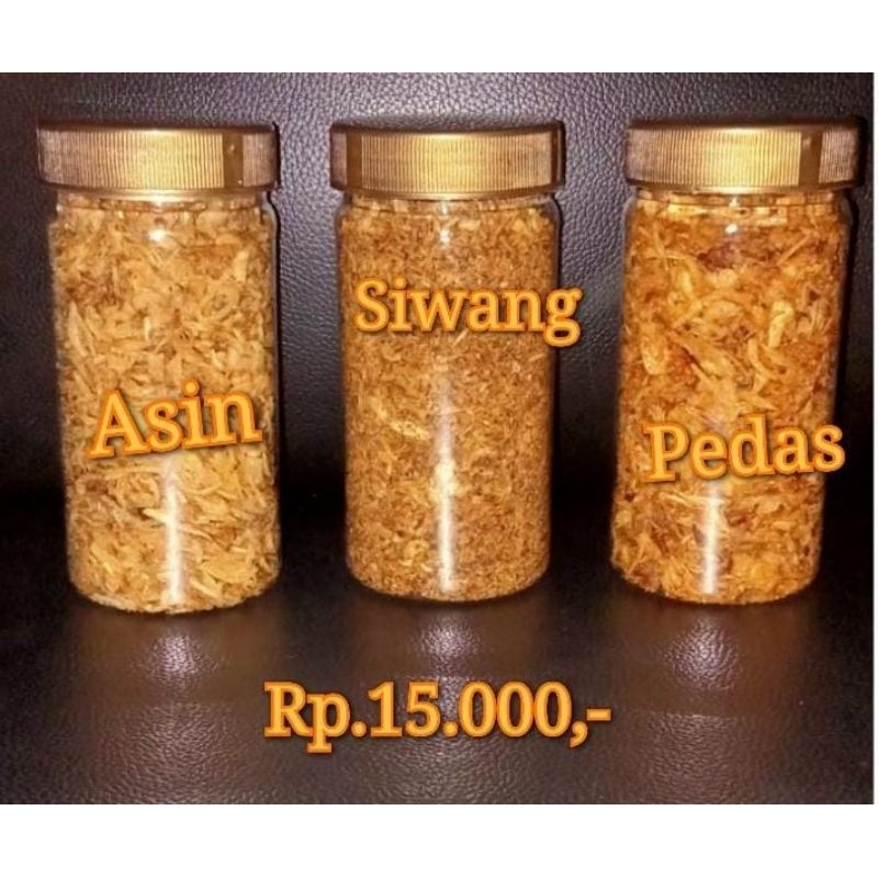 

Bawang Goreng Sumenep Rasa Asin Pedas Terasi