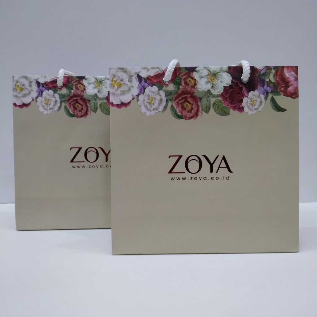 

Zoya PAPER BAG - Packaging Kerudung Hijab Segiempat - Packaging Busana - Bahan Art Carton