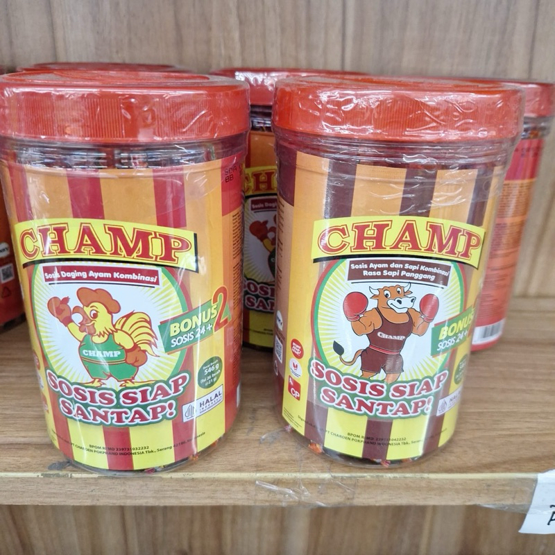 

CHAMP sosis 546gram aneka rasa