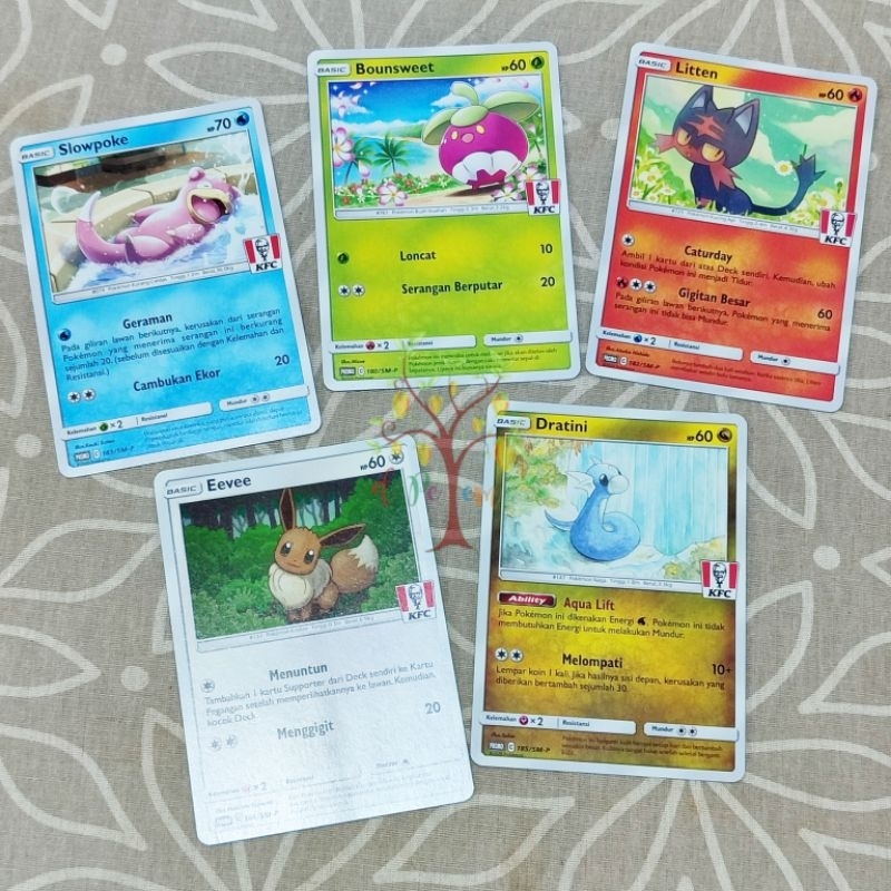 Kartu Pokemon Indonesia - Promo KFC