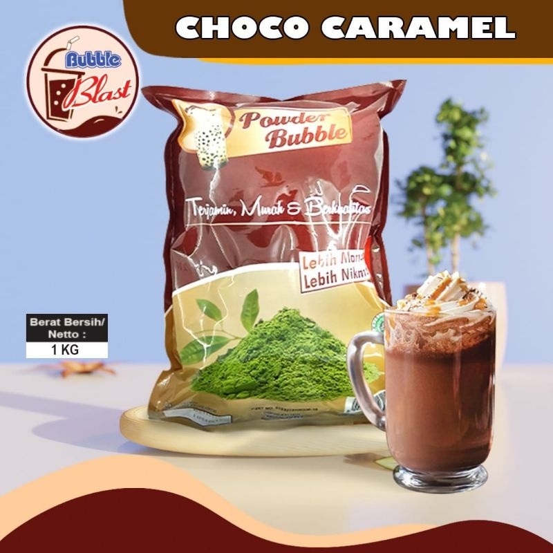 

Powder Minum rasa Choco Caramel Premium 1kg / Bubuk Minum Rasa Choco