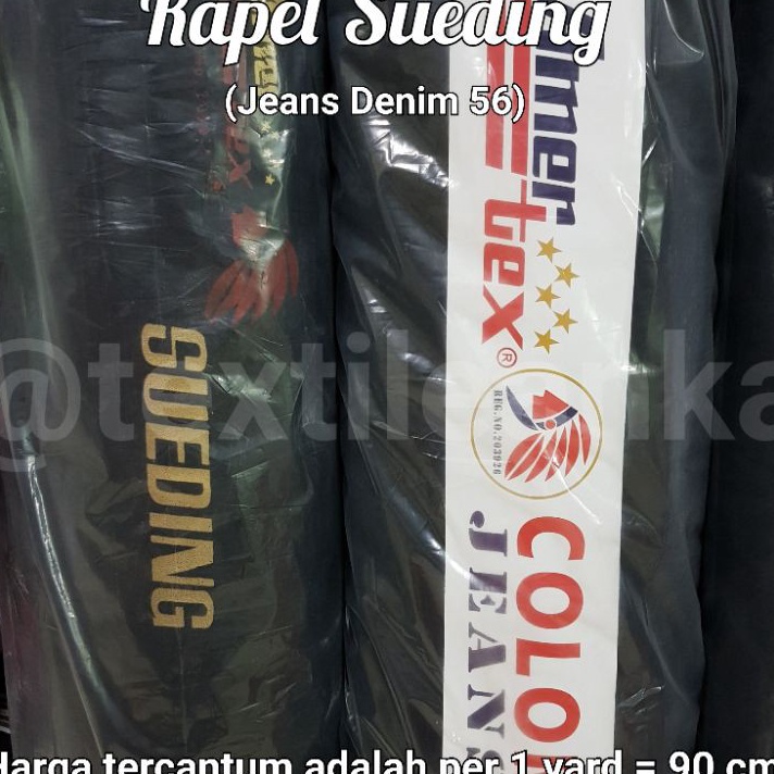 Ready Stok Kain Rapel Sueding Raphel Sueding Rafel Sueding Rafael Sueding Jeans Denim 56 MURAH GROSI
