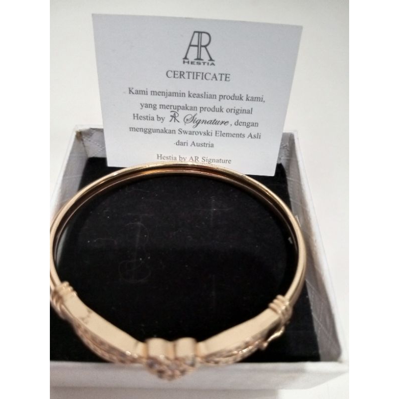 Gelang bangle  lapis emas 18 k