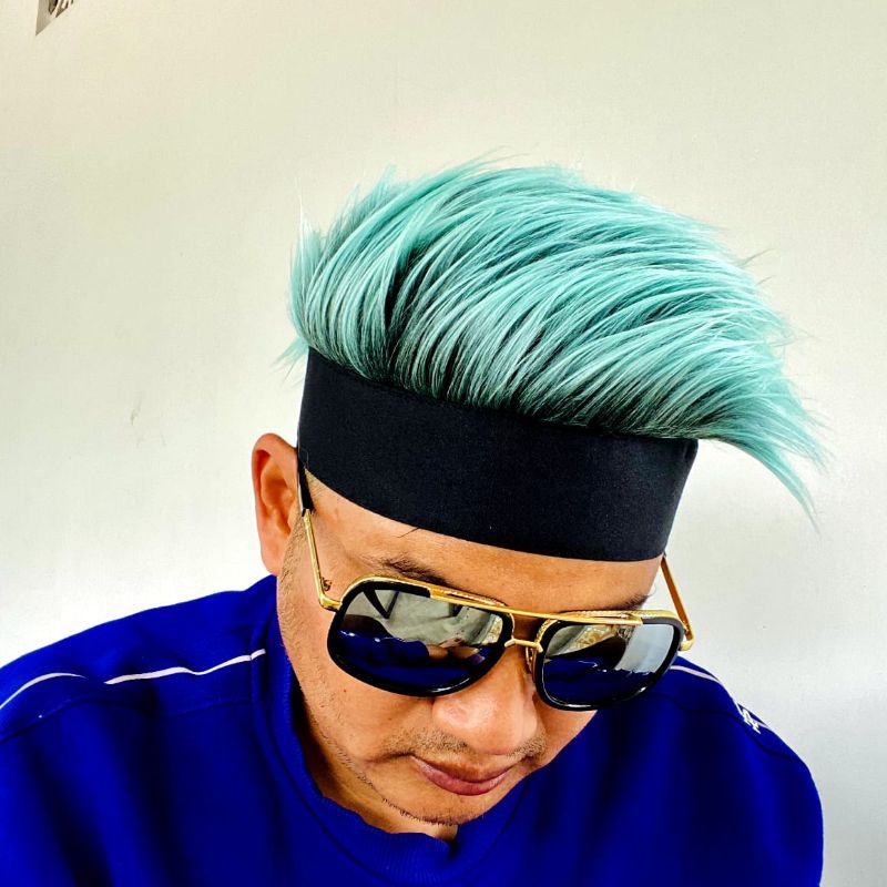 Topi rambut  pria premium, wig, rambut palsu, rambut cosplay