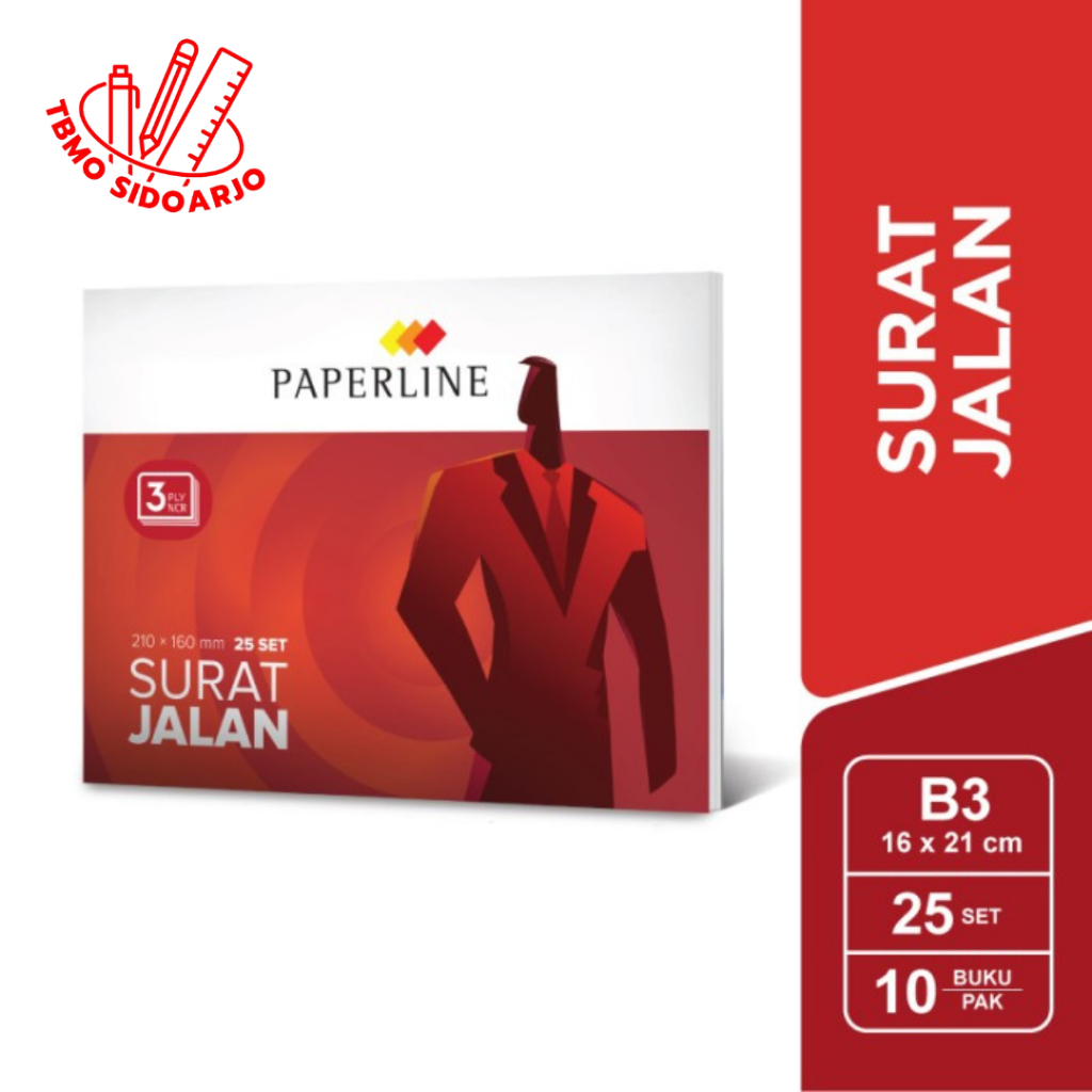 

TBMO Surat Jalan Paperline Besar 3ply B3 Per Pack Isi 10 Pcs