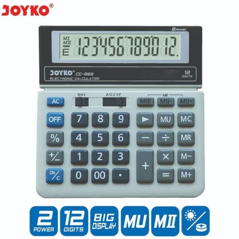 

Sale Calculator Kalkulator Joyko CC868 12 Digits