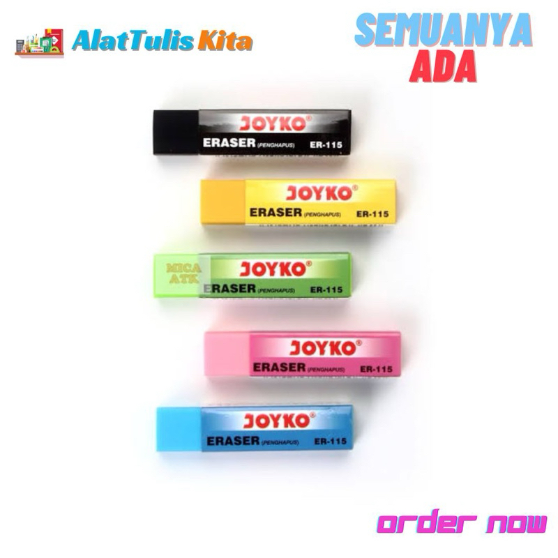 

(1 PCS) Joyko Eraser / Penghapus Warna Joyko / ER-115