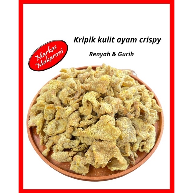 

Termurah kripik kulit ayam crispy 25gr