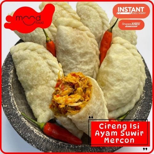 

Cireng Isi Ayam Suwir Jumbo Frozen Food Pedas Mercon Premium Asli Bandung